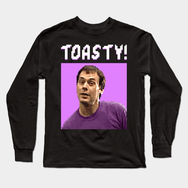 Toasty! II Long Sleeve T-Shirt by RetroPixelWorld